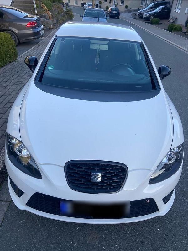 Usata Seat Leon 170 CV (125 kW) 2012 Bianco Berlina