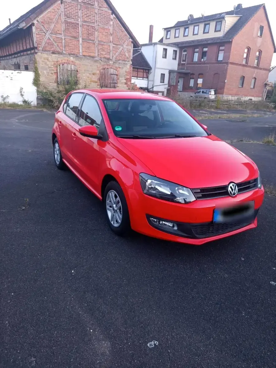 Gebraucht VW Polo 75 PS (55 kW) 2009 Rot Kleinwagen