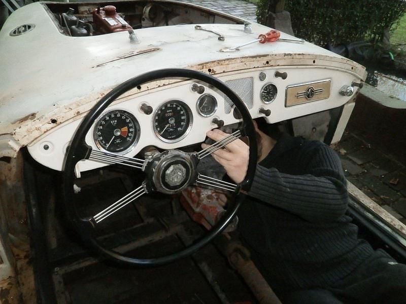 Gebraucht MG MGA 70 PS (51 kW) 1957 Weiß Cabrio
