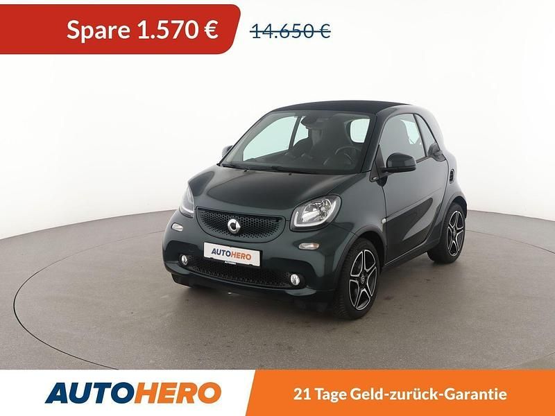 Grün Gebraucht 2019 Smart ForTwo Coupé Basis Kleinwagen | 13.080 € (Fairer Preis) - Bild 1/3