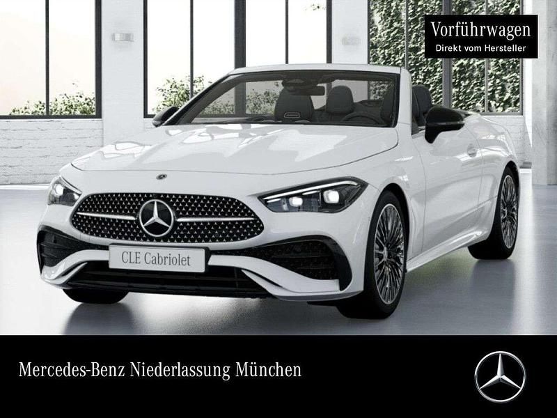 Polarweiß Gebraucht 2025 Mercedes CLE200 AMG Cabrio | 62.500 € - Bild 1/4