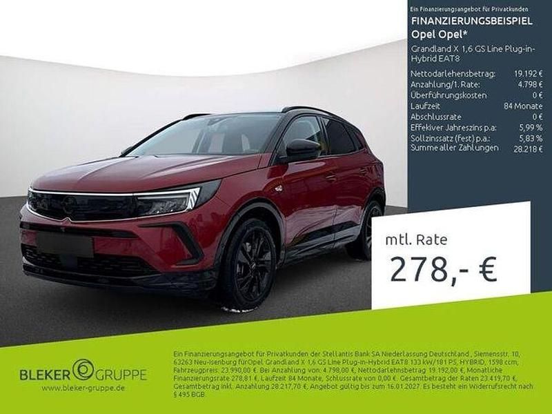 Rubinrot Gebraucht 2022 Opel Grandland X GS Line SUV | 23.990 € (Fairer Preis) - Bild 1/3