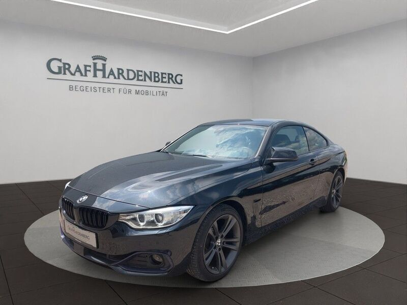 Schwarz Gebraucht 2016 BMW 420 Sport Line Coupé | 18.888 € (Superpreis) - Bild 1/4