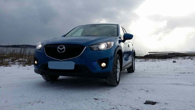 Gebraucht Mazda CX-5 Center-Line 165 PS (121 kW) 2012 Blau metallic SUV