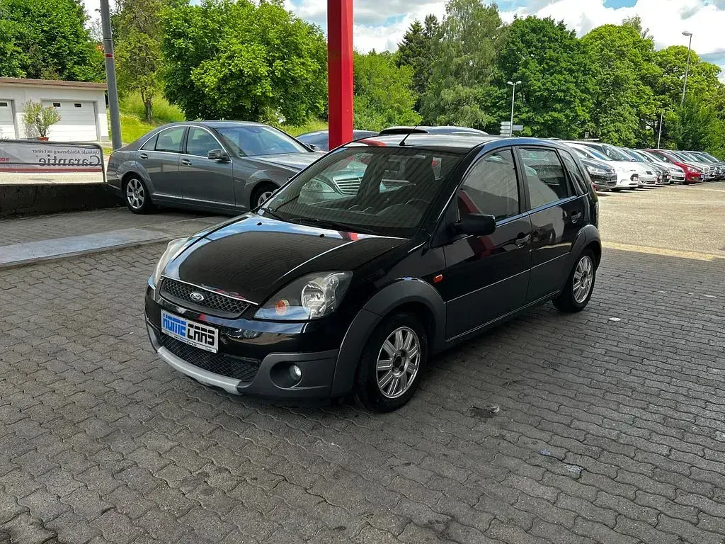 Gebraucht Ford Fiesta 69 PS (50 kW) 2007 Blau Kleinwagen