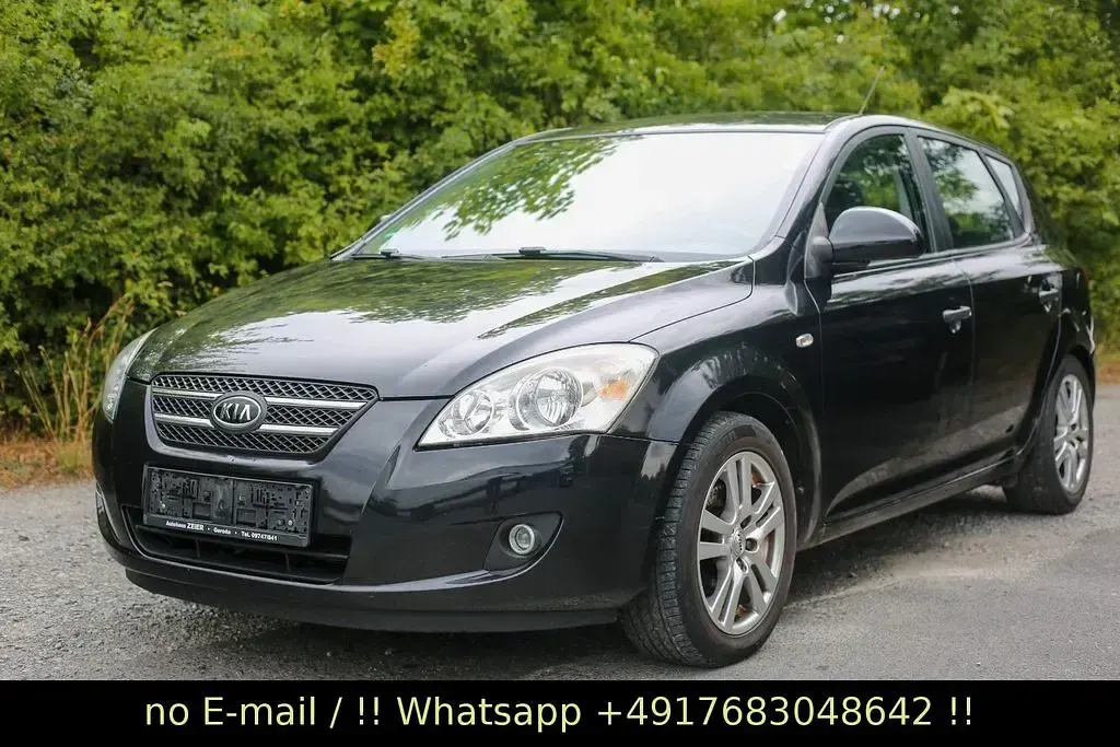 Gebraucht Kia Ceed 109 PS (80 kW) 2008 Schwarz Kleinwagen