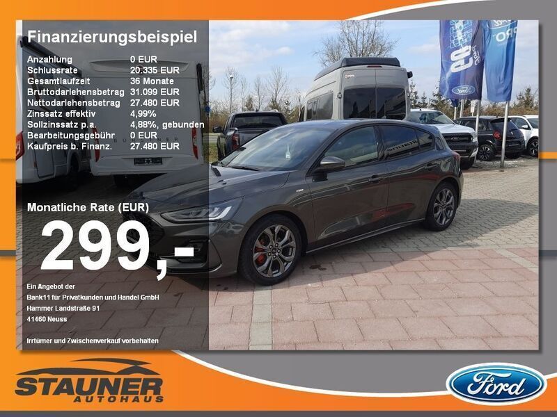 Magneticgrau Neu 2025 Ford Focus ST-Line Limousine | 27.480 € (Fairer Preis) - Bild 1/4