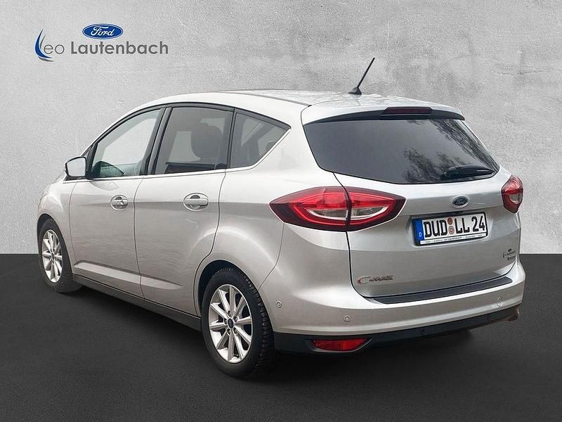Gebraucht Ford C-MAX Titanium 125 PS (91 kW) 2018 Polarsilber metallic Van / Kleinbus