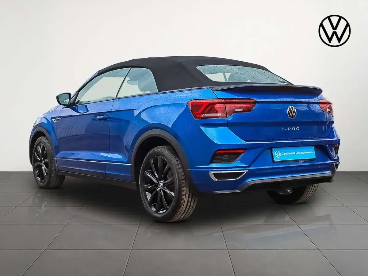 Gebraucht VW T-Roc R-line 150 PS (110 kW) 2020 Ravennablau metallic/schwarz SUV