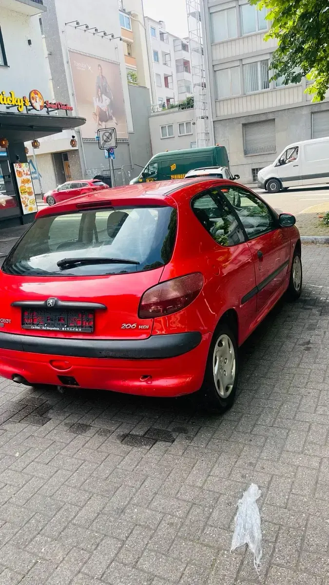 Gebraucht Peugeot 206 90 PS (66 kW) 2001 Rot Kombi