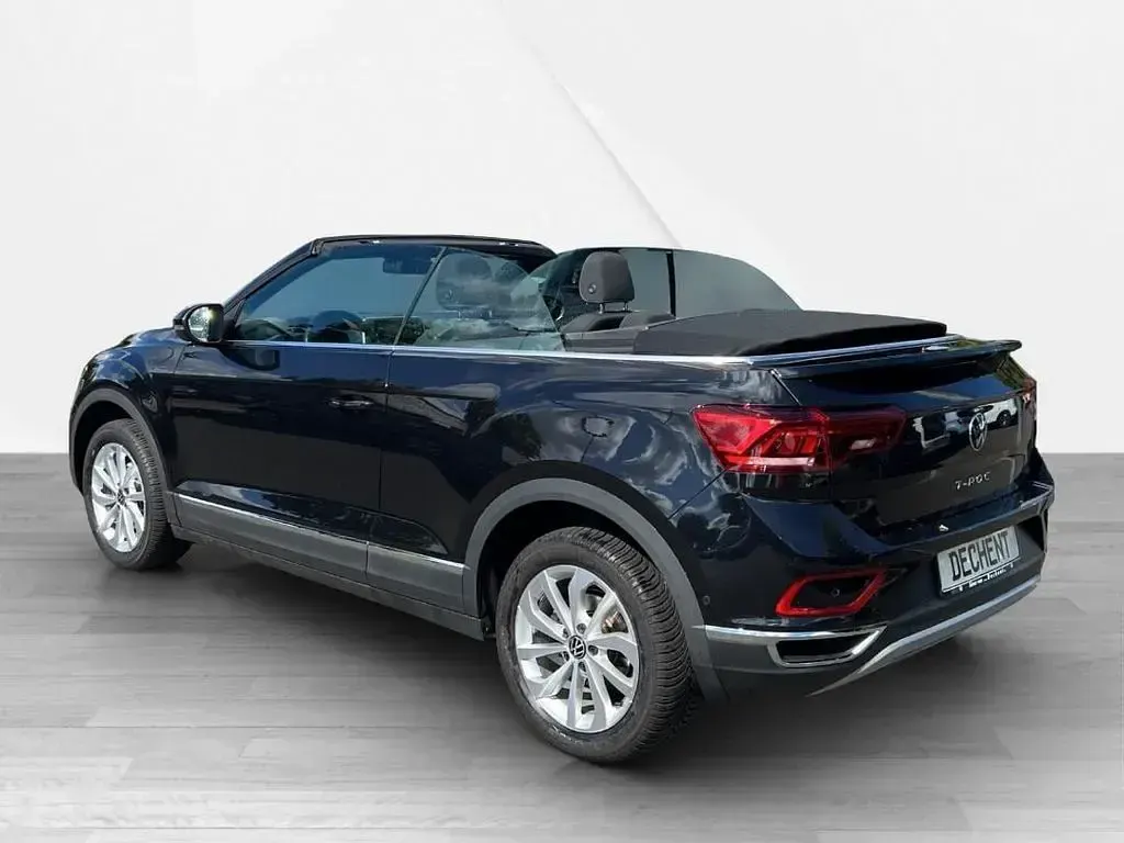 Gebraucht VW T-Roc Cabriolet Style 110 PS (80 kW) 2022 Schwarz Cabrio