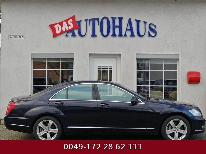Blau Gebraucht 2010 Mercedes S450 Limousine | 20.999 € - Bild 1/4