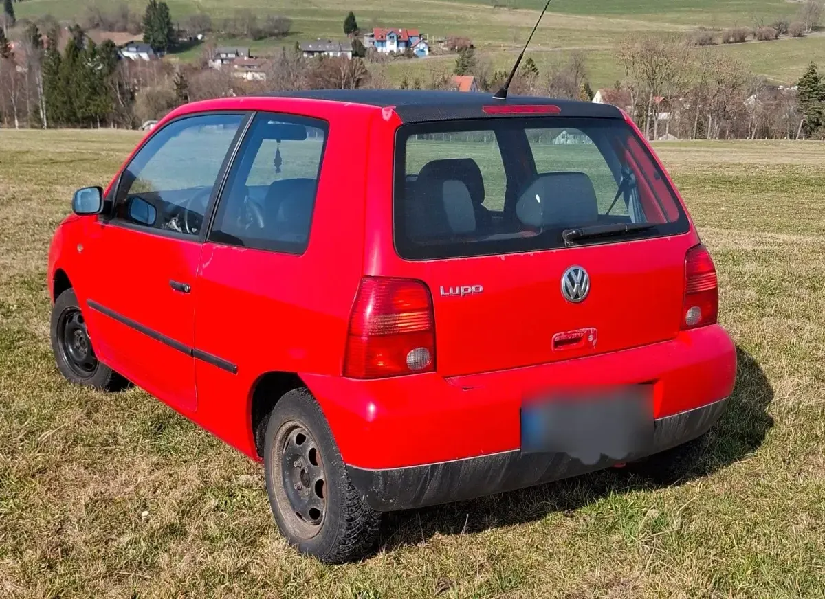 Gebraucht VW Lupo Basis 50 PS (36 kW) 1998 Rot Kleinwagen
