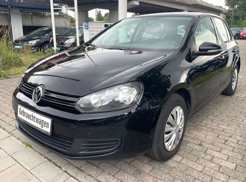 Schwarz Gebraucht 2010 VW Golf VI Trendline Limousine | 2.999 € (Guter Preis) - Bild 1/4