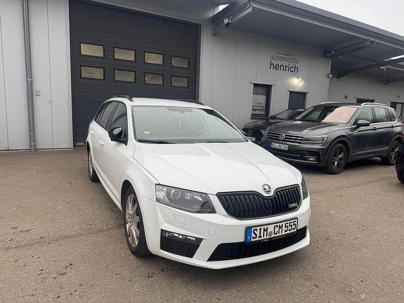 Weiß Gebraucht 2014 Skoda Octavia RS Kombi | 8.950 € (Guter Preis) - Bild 1/4