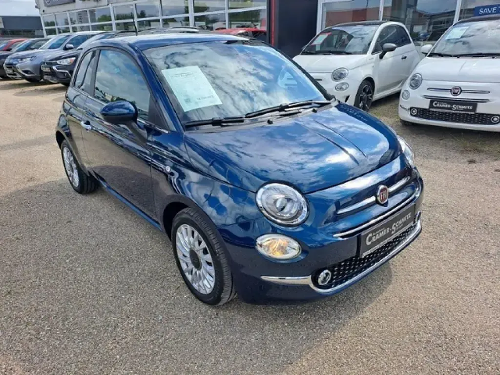 Gebraucht Fiat 500 69 PS (50 kW) 2023 Dipinto di blue met. (metallic) Limousine