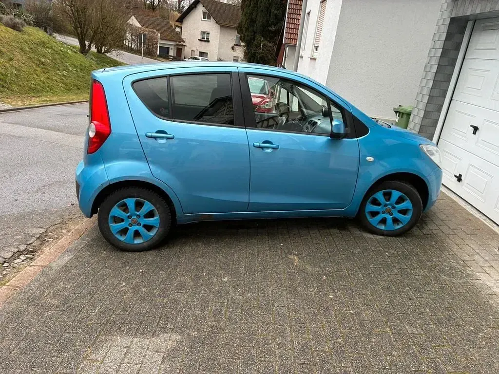 Gebraucht Opel Agila Edition 86 PS (63 kW) 2009 Blau Kleinwagen