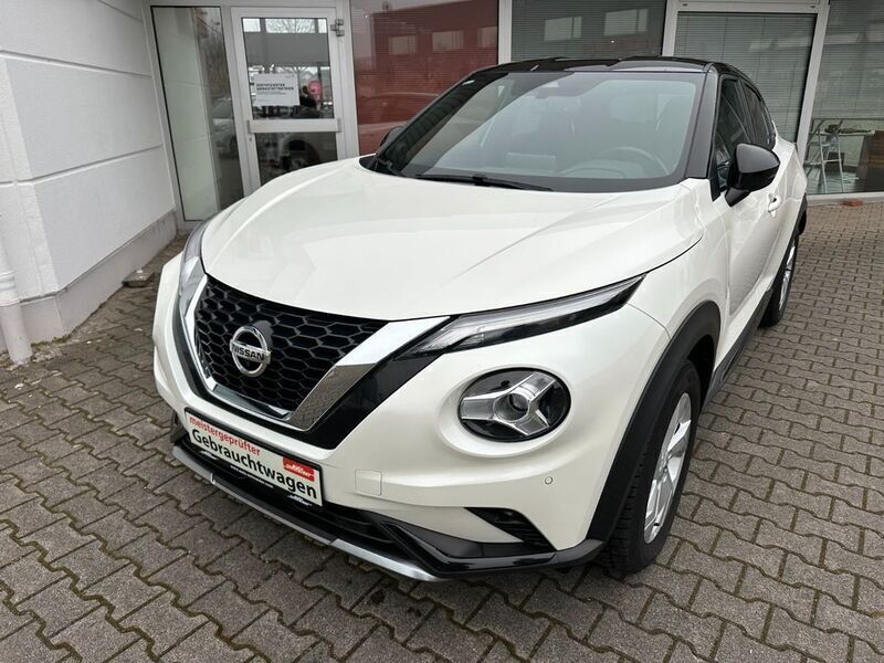 Weiß Gebraucht 2020 Nissan Juke N-TEC SUV | 19.390 € (Etwas zu teuer) - Bild 1/4