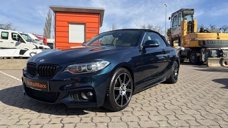 Blau Gebraucht 2015 BMW 228 Cabrio | 20.900 € (Superpreis) - Bild 1/4