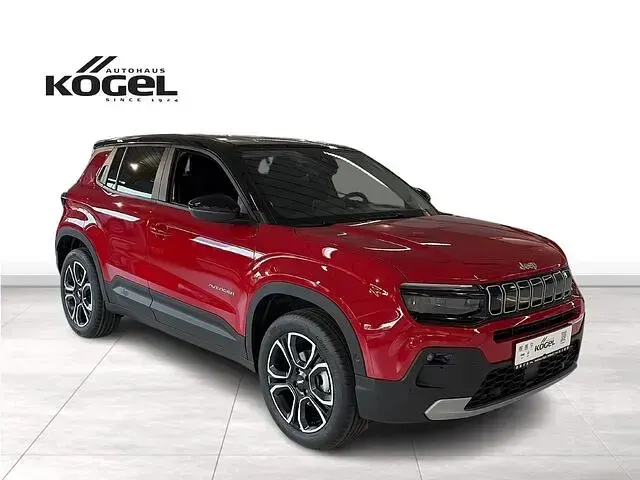 Neu Jeep Avenger Summit 101 PS (74 kW) 2025 Rot (ruby red / dach schwarz) SUV
