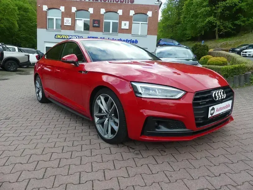Gebraucht Audi A5 S-Line 190 PS (139 kW) 2018 Tangorot metallic (metallic) Coupé