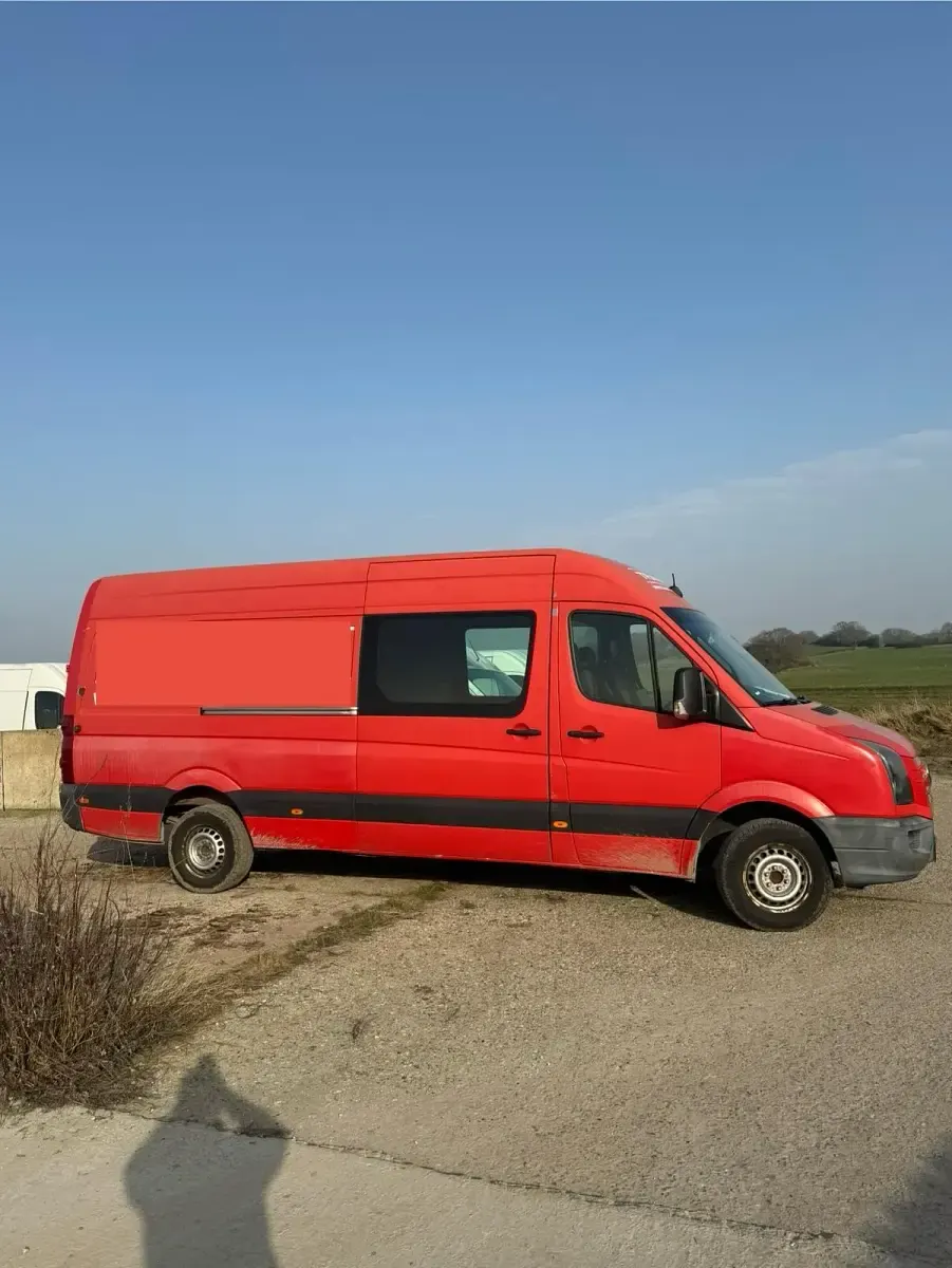 Gebraucht VW Crafter 163 PS (119 kW) 2012 Rot Van