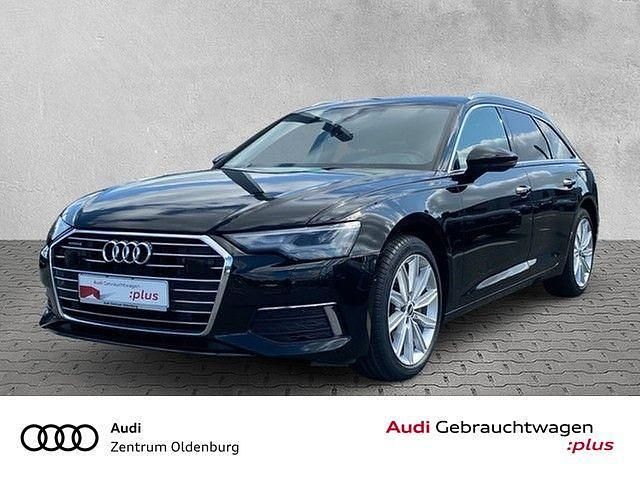 Mythosschwarz metallic Gebraucht 2021 Audi A6 Ambiente Kombi | 31.778 € (Superpreis) - Bild 1/4