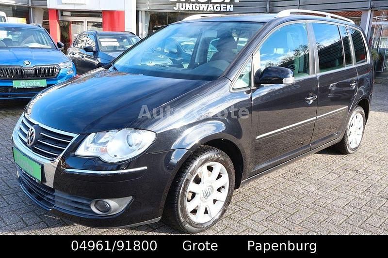 Schwarz Gebraucht 2007 VW Touran Van / Kleinbus | 1.290 € (Superpreis) - Bild 1/4