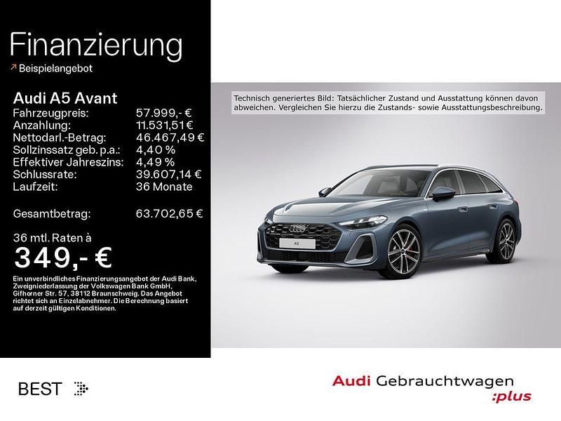 Horizontblau metallic Gebraucht 2025 Audi A5 S-Line Kombi | 57.999 € (Teuer) - Bild 1/4