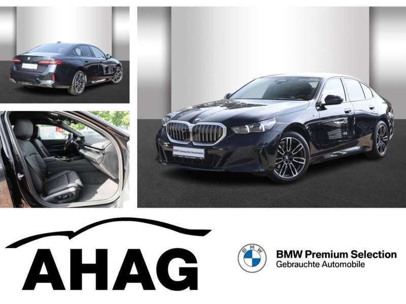 M carbonschwarz metallic Gebraucht 2024 BMW 520 M Sport Limousine | 51.990 € (Guter Preis) - Bild 1/4
