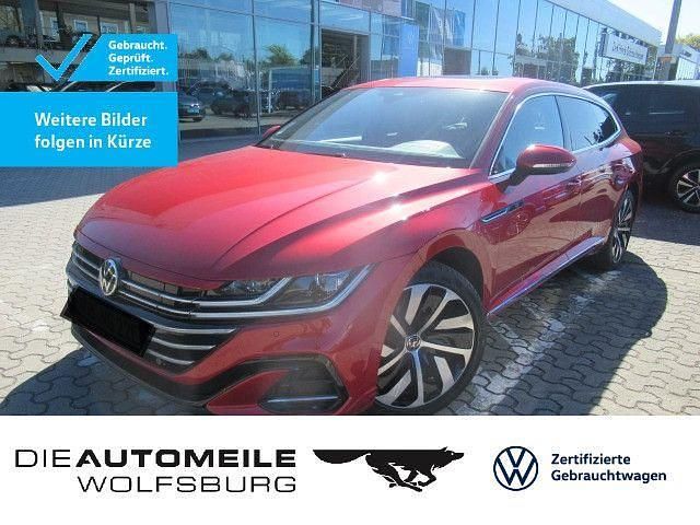 Kings red metallic (metallic) Gebraucht 2021 VW Arteon R-line Kombi | 28.290 € (Fairer Preis) - Bild 1/3