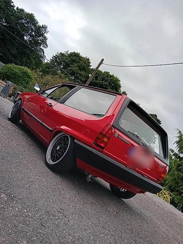 Używany VW Polo 45 KM (33 kW) 1986 Czerwony Kombi