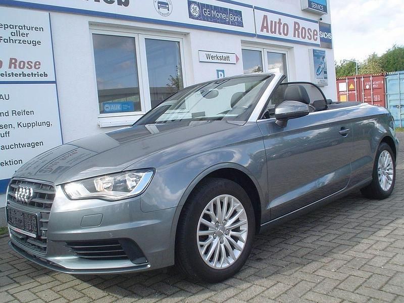 Grau Gebraucht 2015 Audi A3 Cabriolet Ambiente Cabrio | 14.650 € (Superpreis) - Bild 1/4