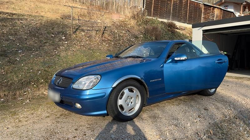 Gebraucht Mercedes SLK200 2000 Blau Cabrio