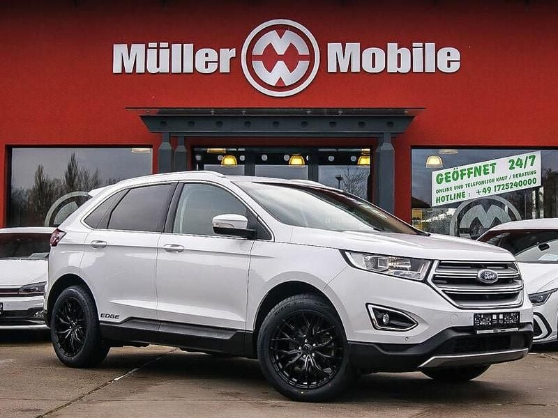 Gebraucht Ford Edge Titanium 180 PS (132 kW) 2017 Liquid weiß (metallic) SUV