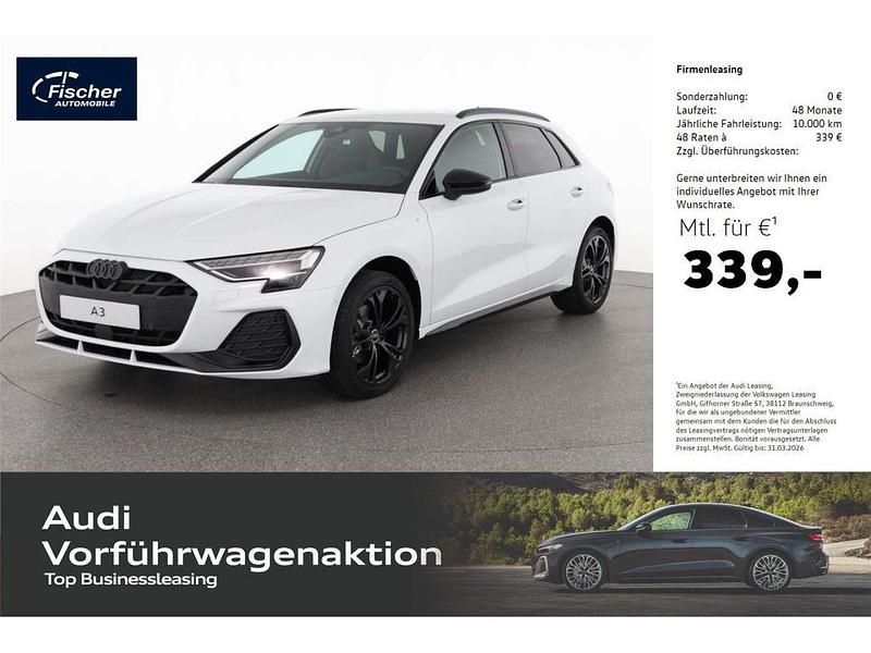 Gebraucht Audi A3 S-Line 150 PS (110 kW) 2025 Gletscherweiß metallic Limousine