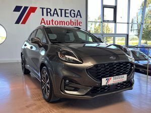 Magneticgrau (metallic) Gebraucht 2024 Ford Puma ST-Line X SUV | 24.990 € (Superpreis) - Bild 1/4