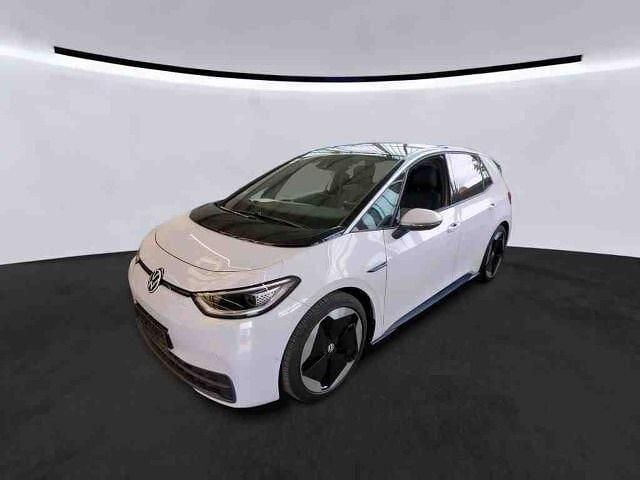 Gletscherweiß metallic schwarz (metallic) Gebraucht 2023 VW ID.3 Pro Performance Kleinwagen | 28.900 € (Guter Preis) - Bild 1/4