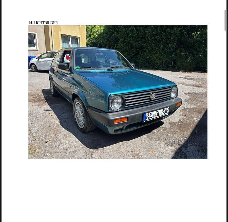 Gebraucht VW Golf III 75 PS (55 kW) 1991 Grün Kleinwagen