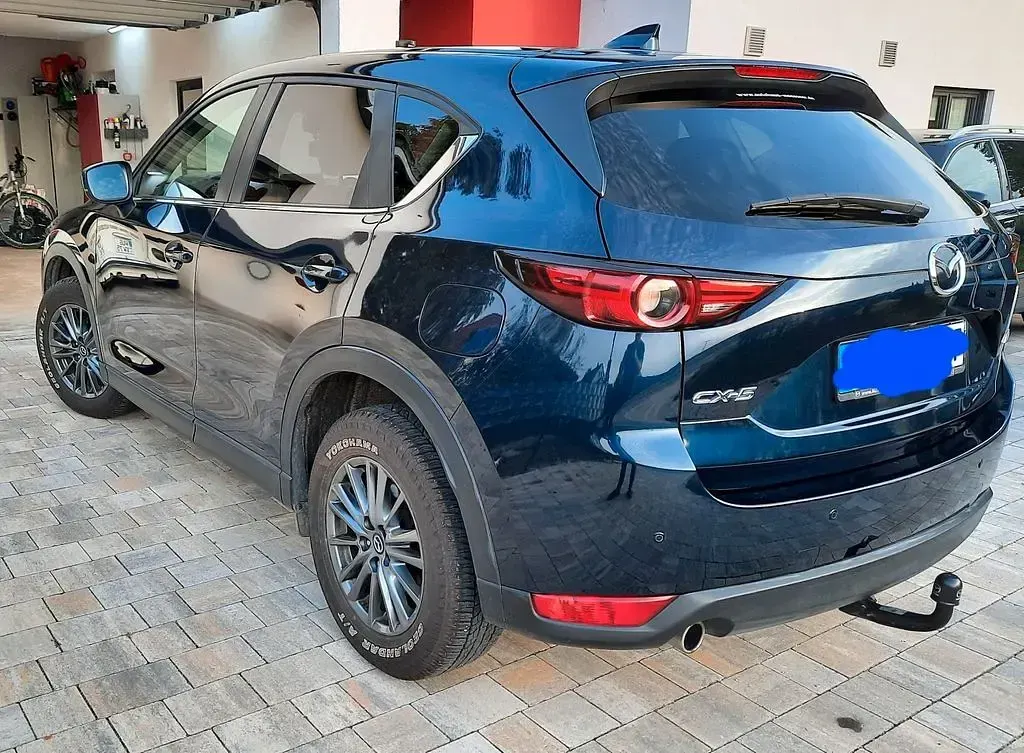 Gebraucht Mazda CX-5 Exclusive-Line 165 PS (121 kW) 2017 Blau SUV