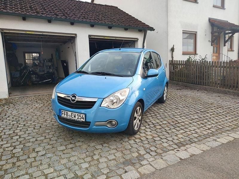 Gebraucht Opel Agila Edition 94 PS (69 kW) 2009 Blau Kleinwagen