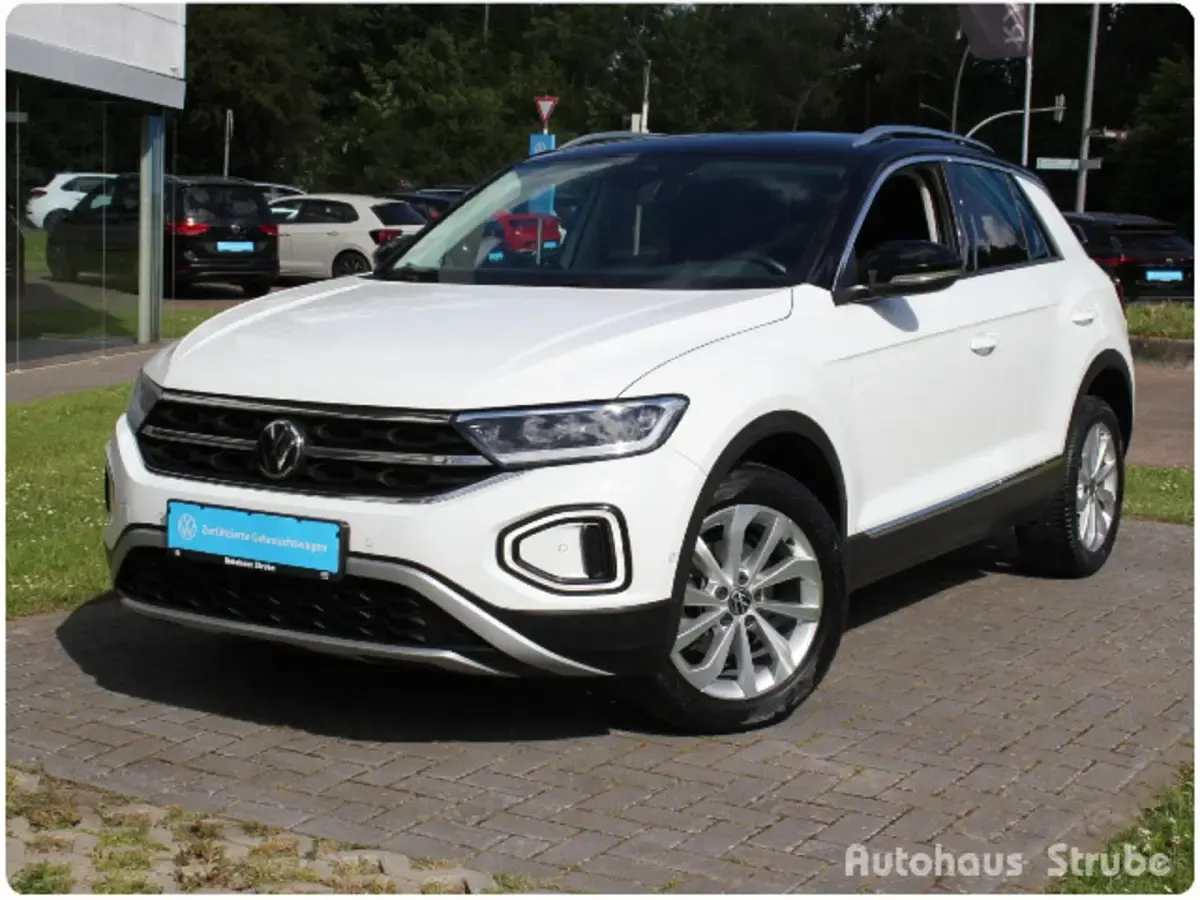 Gebraucht VW T-Roc Style 110 PS (80 kW) 2023 Weiß SUV