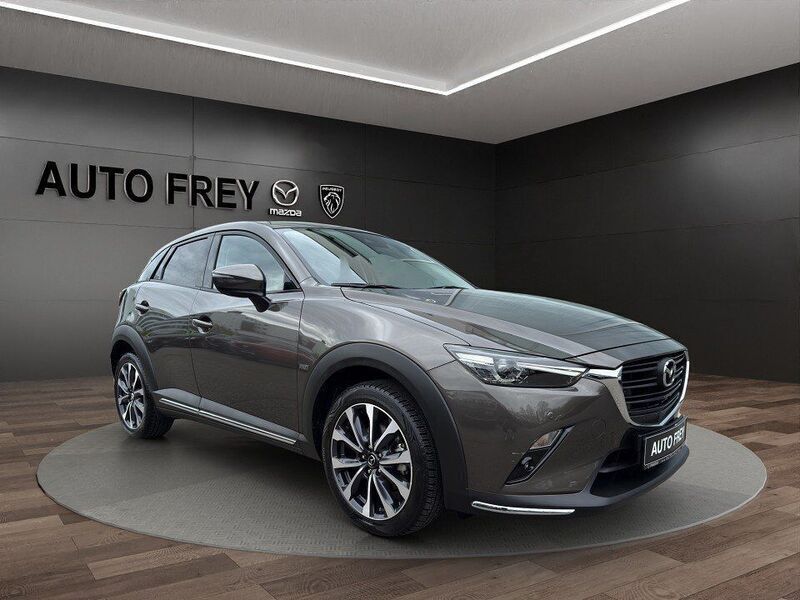 Obsidiangrau metallic Gebraucht 2019 Mazda CX-3 Sports-Line SUV | 21.870 € (Etwas zu teuer) - Bild 1/3