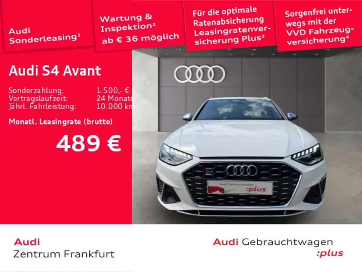 Gebraucht Audi S4 Sport 341 PS (250 kW) 2023 Weiß Kombi