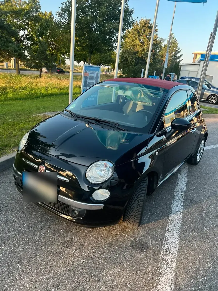 Gebraucht Fiat 500 69 PS (50 kW) 2011 Schwarz Cabrio