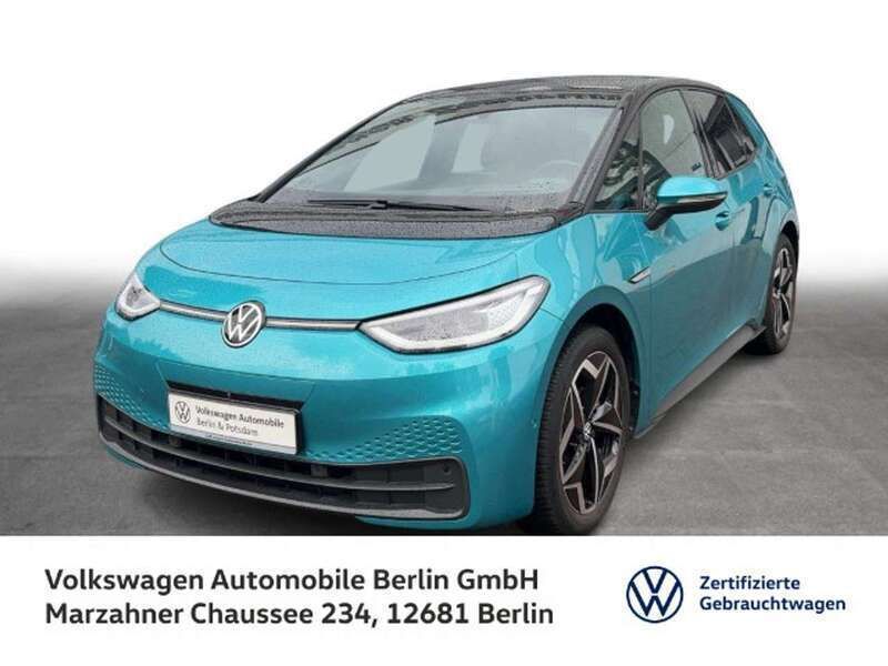 Grün Gebraucht 2022 VW ID.3 Pro Kleinwagen | 23.930 € (Guter Preis) - Bild 1/3