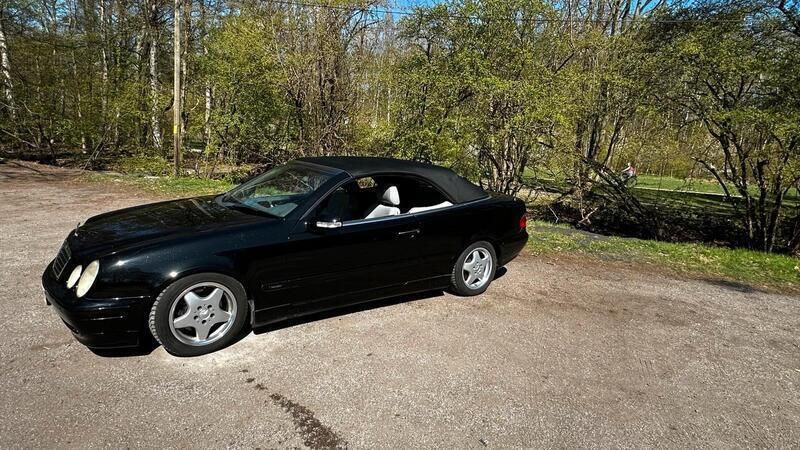 Schwarz Gebraucht 2002 Mercedes CLK320 Cabrio | 6.499 € (Guter Preis) - Bild 1/4