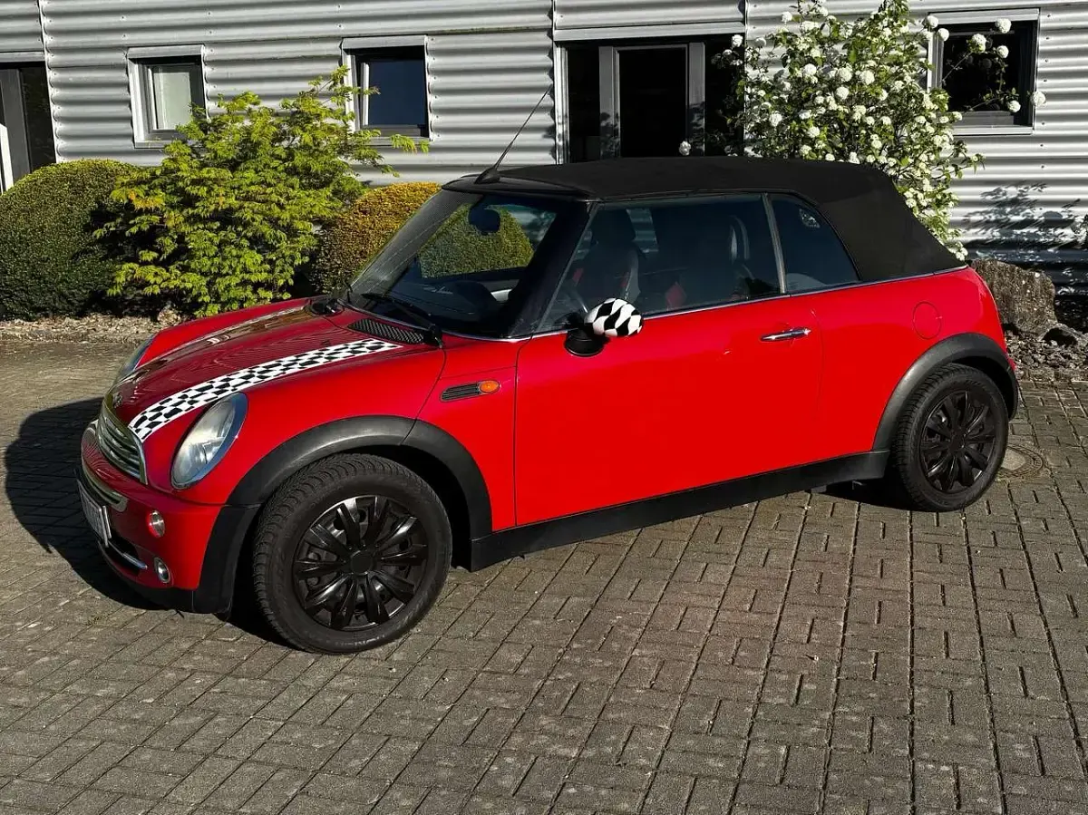 Usata Mini One Cabriolet 90 CV (66 kW) 2004 Rosso Cabrio