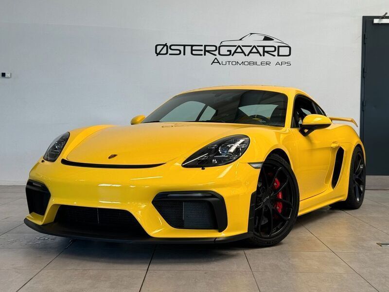 Gelb Gebraucht 2023 Porsche 718 Cayman GT4 Coupé | 127.330 € (Etwas zu teuer) - Bild 1/4