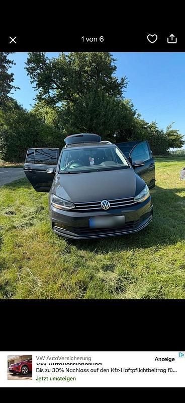 Gebraucht VW Touran Join 115 PS (84 kW) 2018 Grau Van / Kleinbus